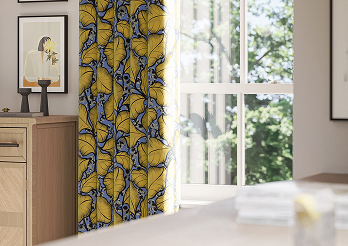 Magali, Ochre - Made to Measure Curtains - Image 5